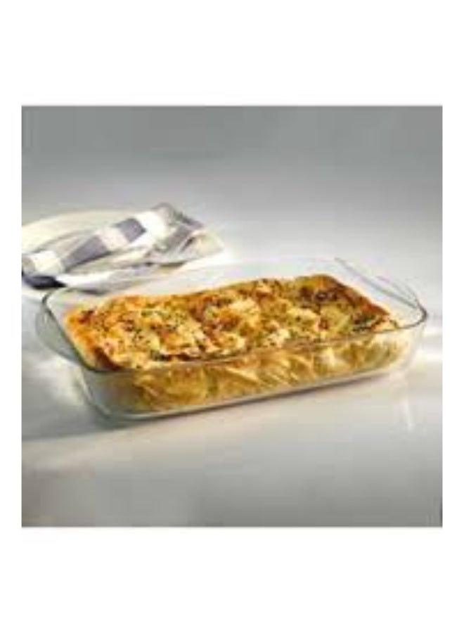Borcam 59124 Paşabahçe Borcam Rectangular Handle Oven Tray - Image 4